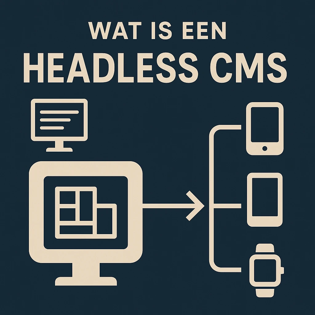 Workflow van een headless cms